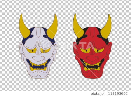般若面具的插圖 115193692