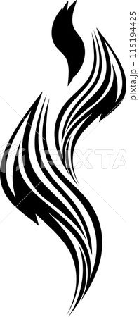 炎・火種のトライバルアート 115194425