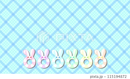 うきわに変身したうさぎのイラスト【16:9】 115194872