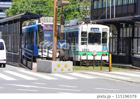 熊本市内の路面電車 熊本市内の路面電車 115196379