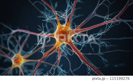 Nerve firing a signal through axon nerve communication Nerve firing a signal through axon nerve communication 115199276