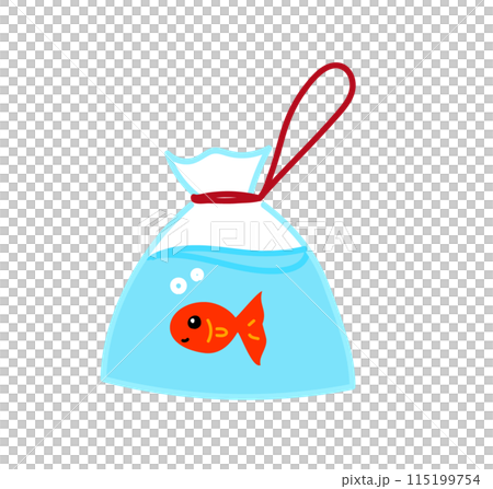 Cute goldfish illustration Cute goldfish illustration 115199754