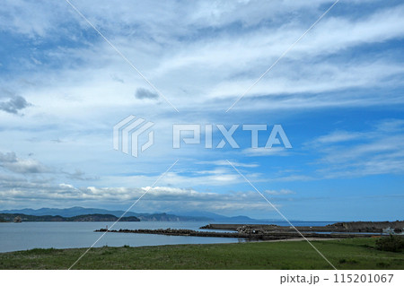 小樽　塩谷から余市・積丹方向の海岸風景 115201067