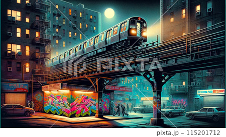 新品】Subway Art / 80年代 NY 地下鉄 グラフィティ