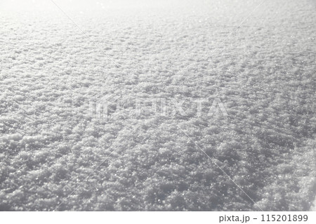 平原に振った雪の表面写真 平原に振った雪の表面写真 115201899
