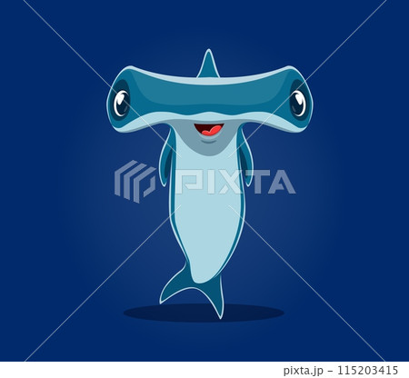 Sea animals in underwater font, letter T as shark hammerhead fish, vector cartoon funny character. Undersea font and sea animals alphabet or ocean ABC typeface with cute hammerhead shark in letter T Sea animals in underwater font, letter T as shark hammerhead fish, vector cartoon funny character. Undersea font and sea animals alphabet or ocean ABC typeface with cute hammerhead shark in letter T 115203415