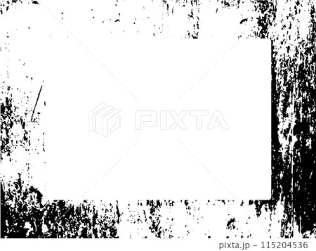 Black and white grunge. Distress overlay texture. Abstract surface dust and rough dirty wall background concept. Distress illustration simply place over object to create grunge effect. Vector EPS10. 115204536