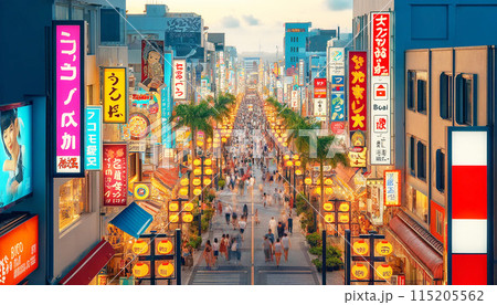 【沖縄県】国際通りイメージ 【沖縄県】国際通りイメージ 115205562