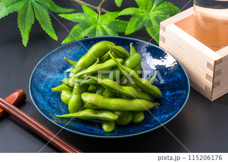 枝豆と日本酒 115206176