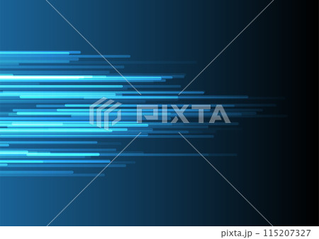 Bright blue minimal lines abstract futuristic tech background 115207327