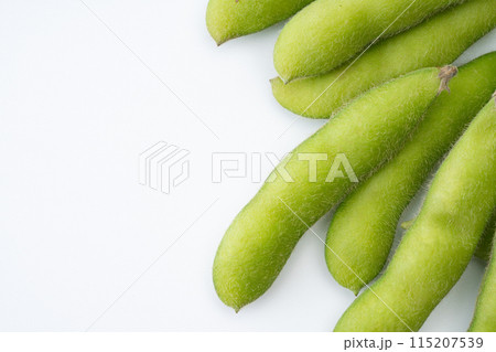 枝豆のクローズアップ 枝豆のクローズアップ 115207539