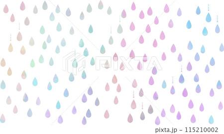 雨粒の背景イラスト 115210002