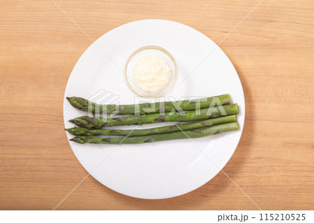 ［山形県産］茹でた紫アスパラガス 115210525