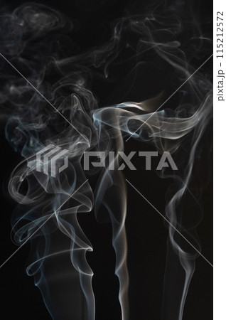Magic transparent smoke lines 115212572