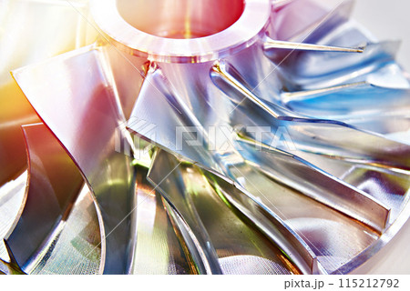 Blades of metal impeller Blades of metal impeller 115212792