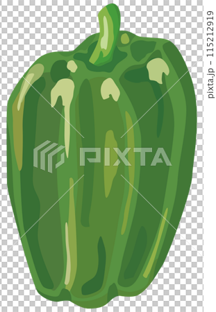 Simple bell pepper illustration vector material 115212919