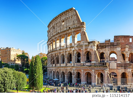 Colosseum (Coliseum) is one of main travel attraction of Rome, Italy. 115214157