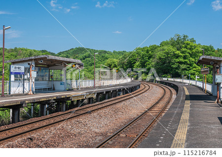 JR西日本関西線　月ケ瀬口駅　京都府南山城村 115216784