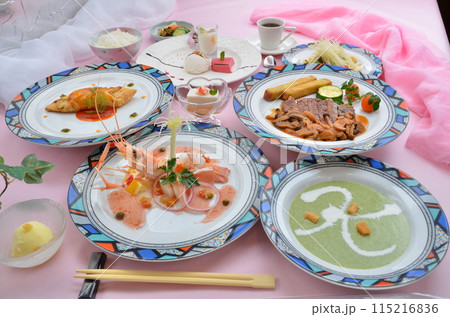 箸で味わうフレンチコース:洋食のエレガンスと和の調和 箸で味わうフレンチコース:洋食のエレガンスと和の調和 115216836