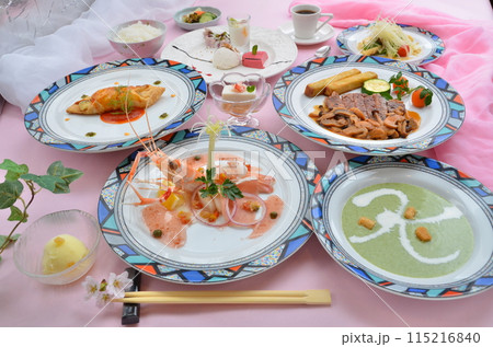 洗練されたフレンチディナーを和のスタイルで 115216840