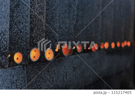 坂の町尾道の秋のイベント灯まつり 坂の町尾道の秋のイベント灯まつり 115217405