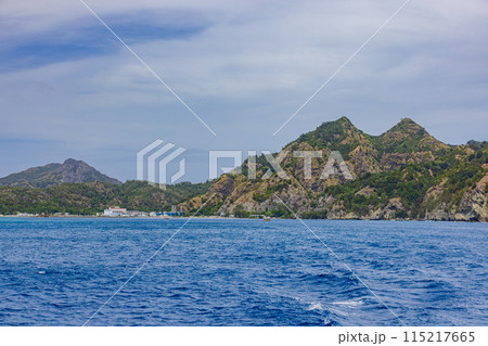 小笠原諸島　ははじま丸から見た海景 115217665