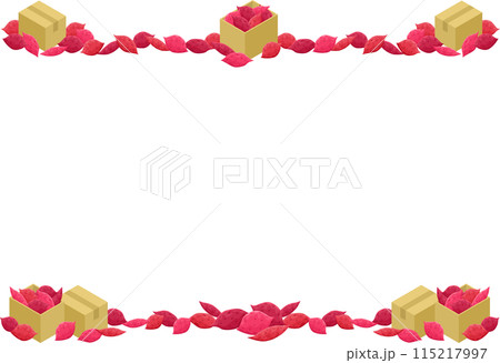 さつまいものイラストフレーム 115217997