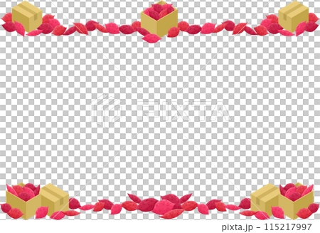 Sweet potato illustration frame 115217997