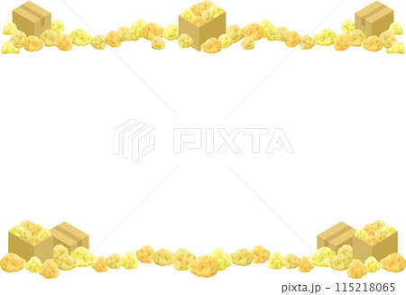 じゃがいものイラストフレーム 115218065