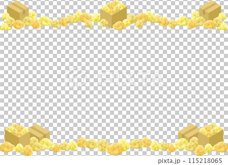 じゃがいものイラストフレーム 115218065