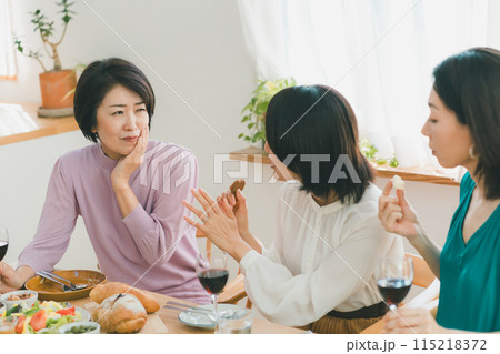 a forty-something woman a forty-something woman 115218372