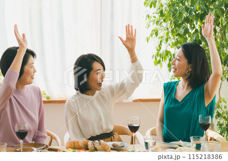 a forty-something woman a forty-something woman 115218386