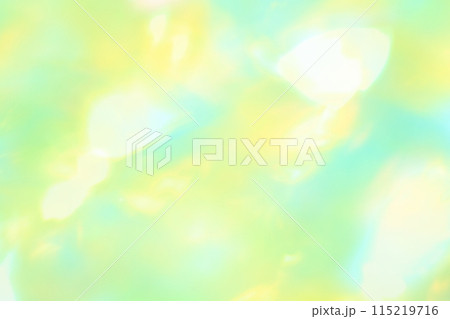 黄緑色・青色系ふんわりとした背景 115219716