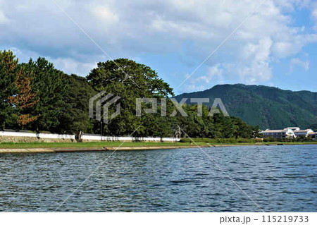 城堀からの萩城址 115219733