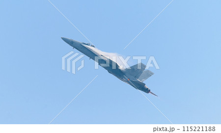 スペイン空軍EF-18Aホーネット上昇 115221188