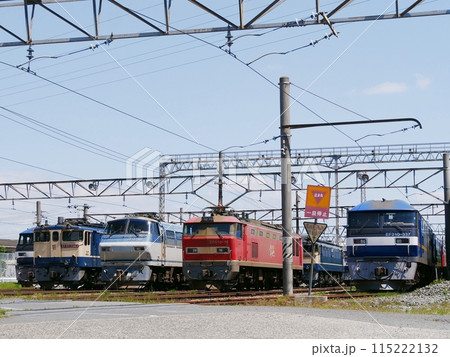 大阪 吹田 電気機関車(吹田総合車両所、EF210、EF510、EF66、EF65型式)(初夏) 大阪 吹田 電気機関車(吹田総合車両所、EF210、EF510、EF66、EF65型式)(初夏) 115222132