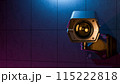 Cctv Security Camera in dark area. Can be used in technology background or security work. 115222818