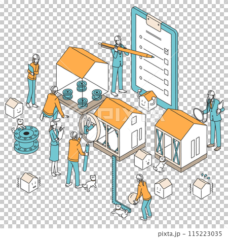 Earthquake-resistant house check example 115223035