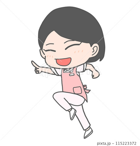 何かを目指す看護師のイラスト 115223372