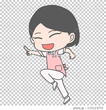 何かを目指す看護師のイラスト 115223372