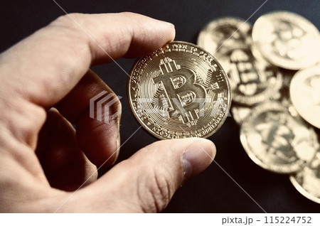 仮想通貨のイメージ 仮想通貨のイメージ 115224752