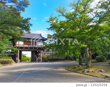 秋田県秋田市千秋公園・久保田城表門付近 115225258
