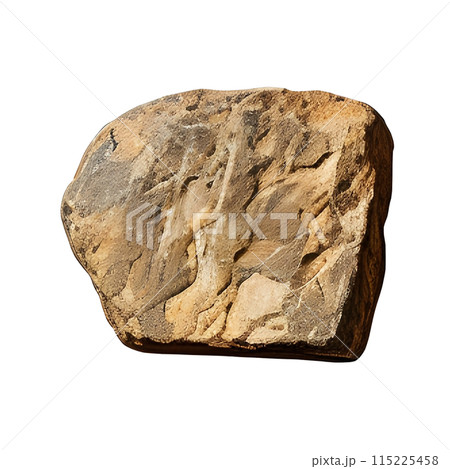 stone rock object isolated background nature texture. 115225458
