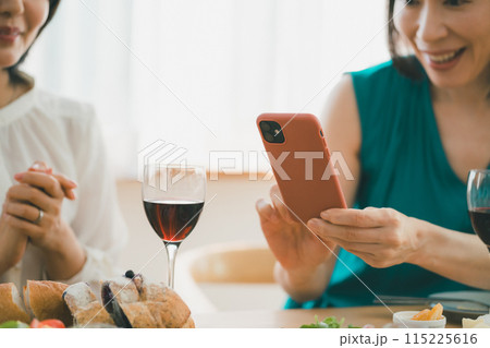 a forty-something woman a forty-something woman 115225616