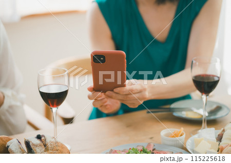 a forty-something woman a forty-something woman 115225618