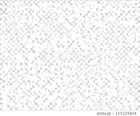 グチャグチャに混ざり合うアメーバ状の白色切り抜きテクスチャー グチャグチャに混ざり合うアメーバ状の白色切り抜きテクスチャー 115225654