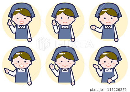 男性スタッフのポーズセット_03 115226273