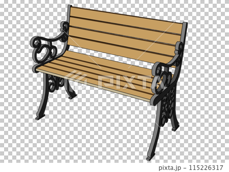 Western-style bench 115226317