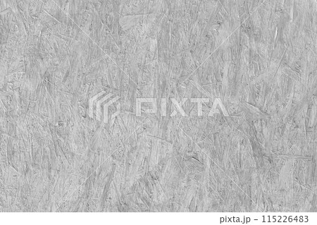 Light Grey Paint on Pressed Wood Texture Osb Background Building Material Surface 115226483