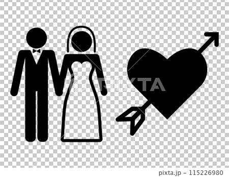 結婚 ハート アイコン 結婚 ハート アイコン 115226980